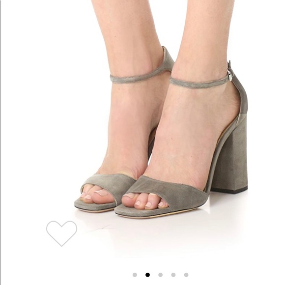 New Michael Kors Collection Rosa Suede Sandals 8.5 - Picture 1 of 5